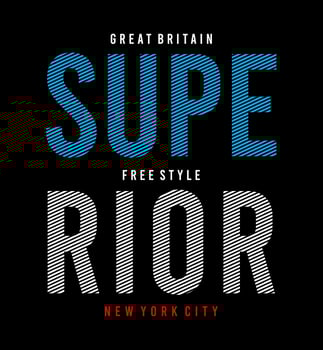typography design vector for print t shirt