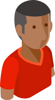 Soccer player isometric png