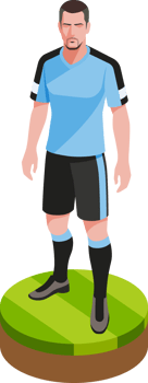Soccer football player png