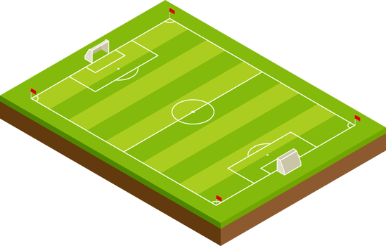 Soccer field green color png