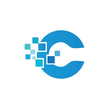C Letter Alphabet vector