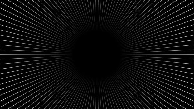 Black abstract stripes background design. Modern circular stripe pattern in monochrome colors. Line pattern texture for banners, covers, terrain, sci-fi, wireframe, and related to background. vector