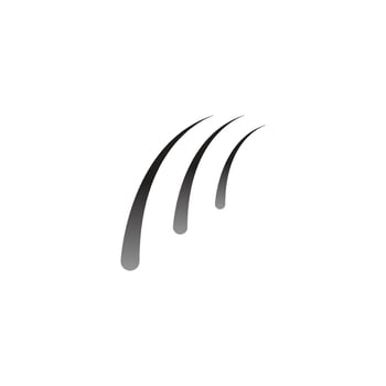 hair follicle symbol vector