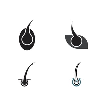 hair follicle symbol vector