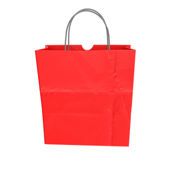 3D Rendering Of Paper Bag png