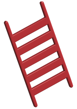 3d icon of ladder png