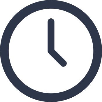 Clock icon in black colors. Analog time signs illustration. png
