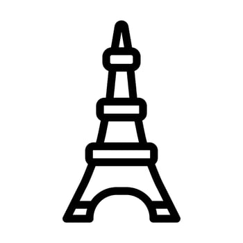 Eiffel Tower Icon Design vector