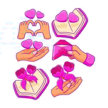 Love illustration, love letter, valentine theme vector