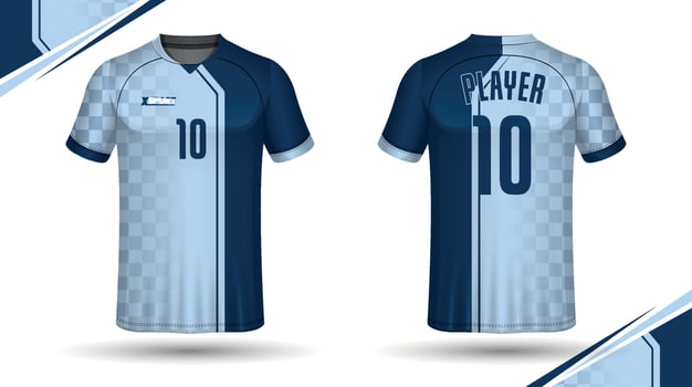 Soccer jersey design for sublimation, sport t shirt design vector