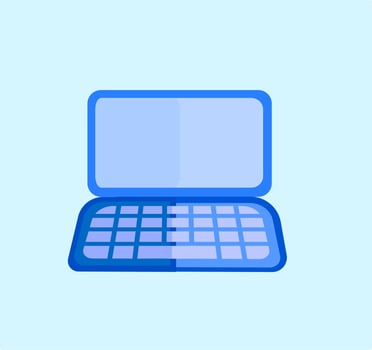 laptop, computer, internet, gear, online vector
