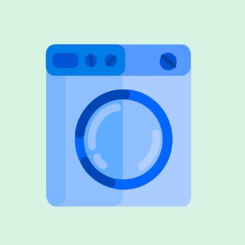 laundry. washing equipment. washing machine icon. detergent vector