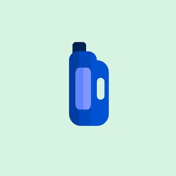 laundry. washing equipment. washing machine icon. detergent vector