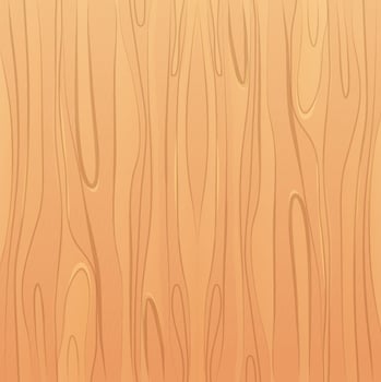 Wooden material, textured surface wood comic background in cartoon style. Wall, panel for game, ui design. Vector illustration