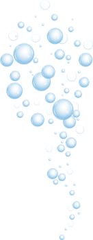 Realistic fizzing flow of air underwater bubbles in water, soda, sea. Foam bubbles png