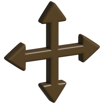 3d icon of move png