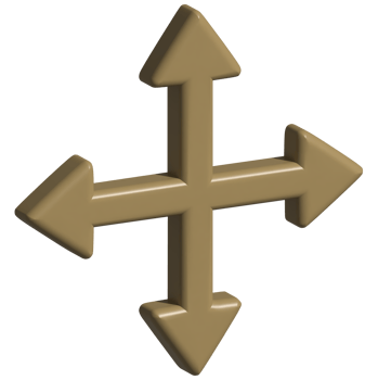 3d icon of move png