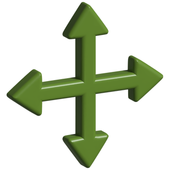 3d icon of move png