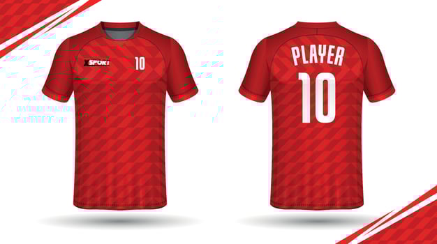 Texture for soccer football jersey vector