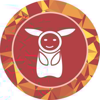 Unique Game Character Vector Icon