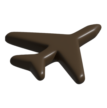 3d icon of plane png