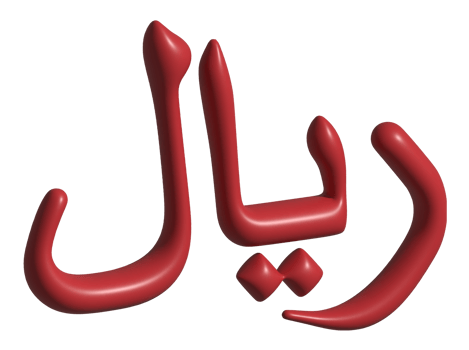 3d icon of qatar riyal png