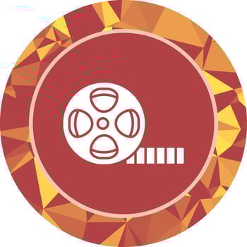 Film Reel Vector Icon