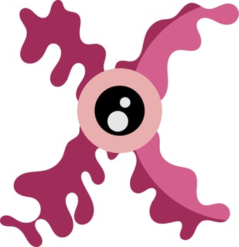 monster character. character. monsters icon. eye monsters. letter monsters. alphabet. vector