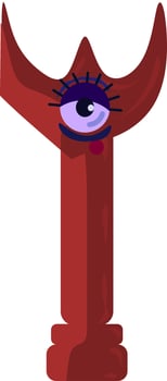 monster character. character. monsters icon. eye monsters. letter monsters. alphabet. vector