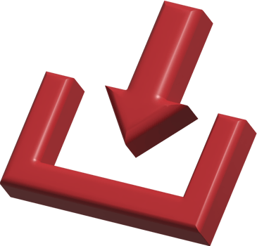 3d icon of download png