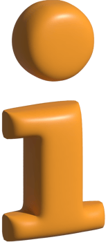 3d icon of information info help png