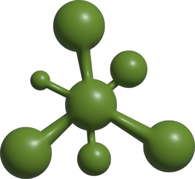 3d icon of molecule png