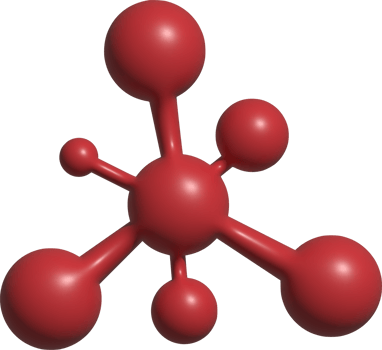 3d icon of molecule png