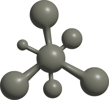 3d icon of molecule png