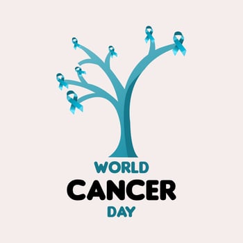 World Cancer Day concept. Vector illustration