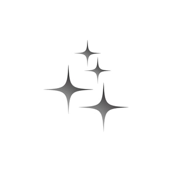 sparkling icon template vector
