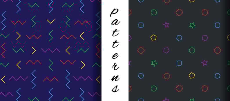 Stylish Seamless Pattern Design in Vector Art