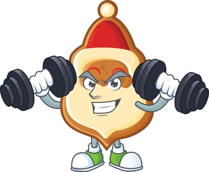 Christmas Hat Cookies Cartoon vector