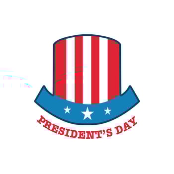 Presidents day. Vector typography, text or logo design. Can be used for sale banners, greeting cards, gifts etc.