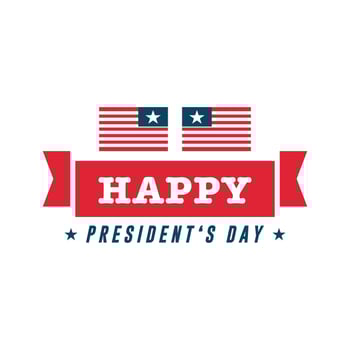 Presidents day. Vector typography, text or logo design. Can be used for sale banners, greeting cards, gifts etc.