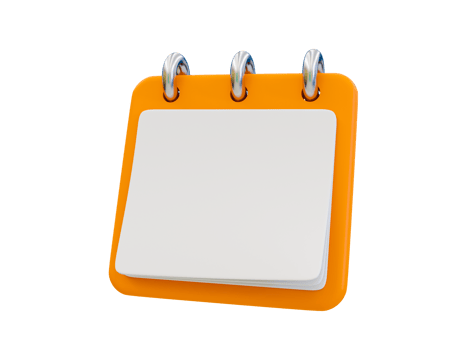 3d minimal blank notepad sheet. reminder. empty reminder papers. notepad template with a copy space  3d illustration. png