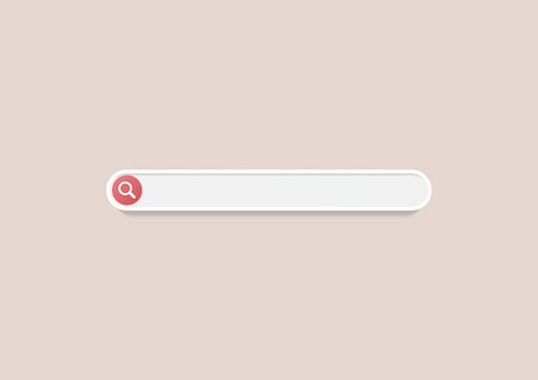 Search bar template vector