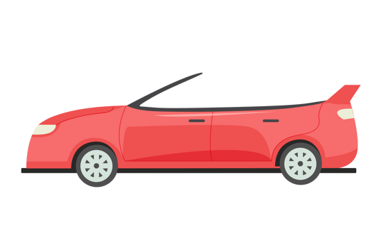 car vehicles transport in flat style png