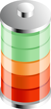 Battery color icon png