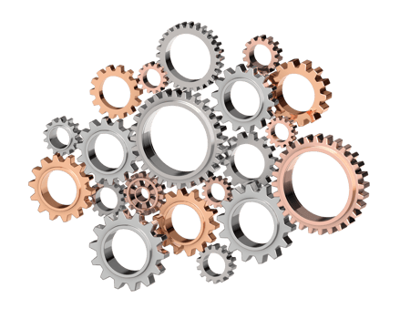 3D gear symbol png