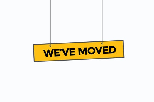 we've moved button vectors.sign label speech bubble we've moved vector