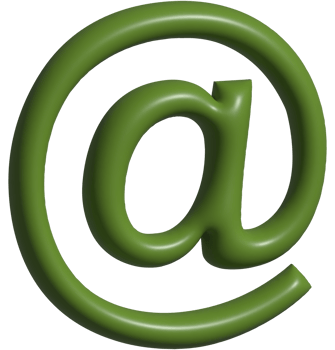3d icon of at symbol png
