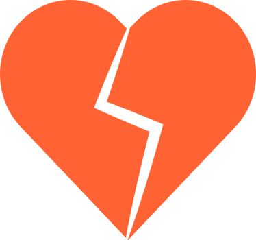 PNG heart icon, stylized illustration with transparent background