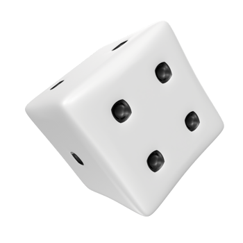 Dice isolated on transparent png