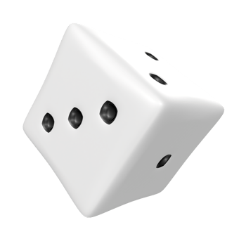 Dice isolated on transparent png